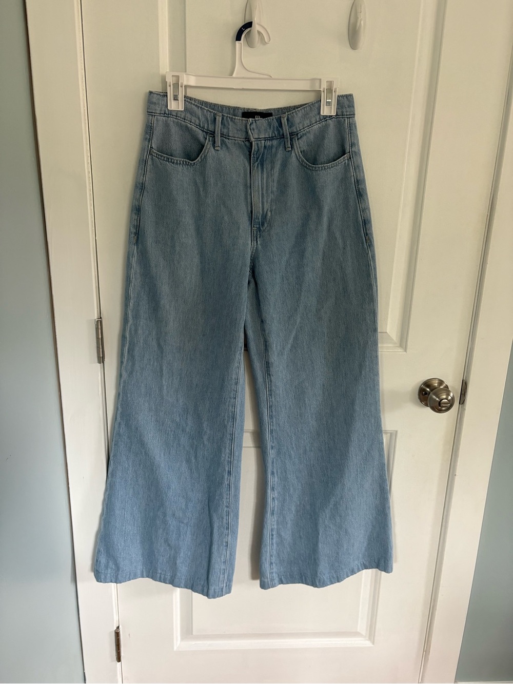 Banana Republic Light Blue Wide-Leg Jeans